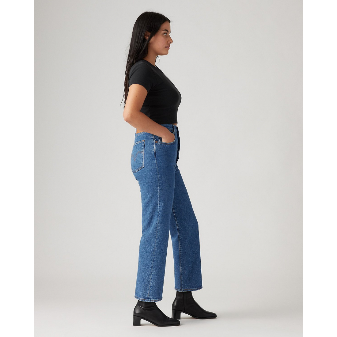 Women's 'Ribcage Straight Ankle' Jeans