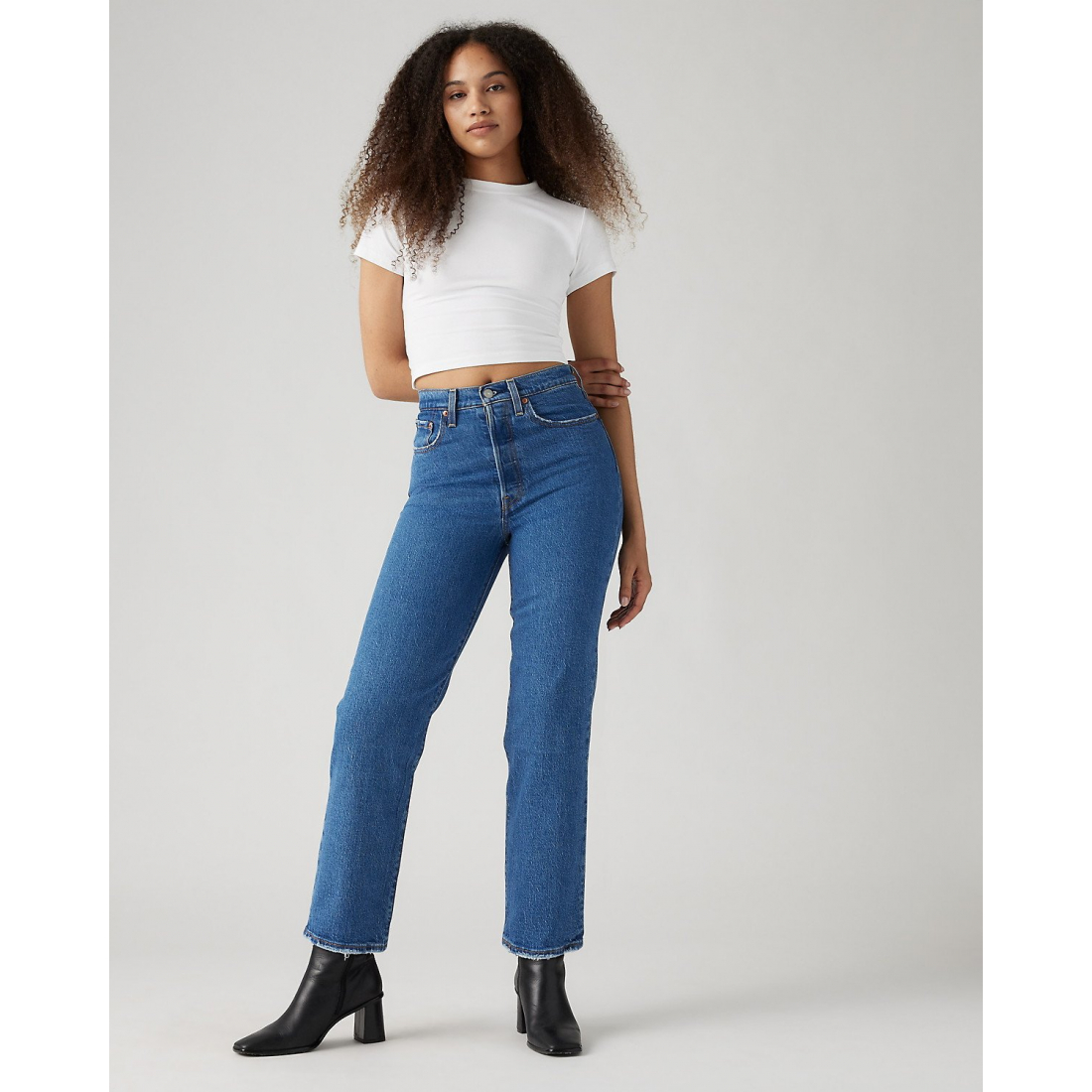 Women's 'Ribcage Straight Ankle' Jeans