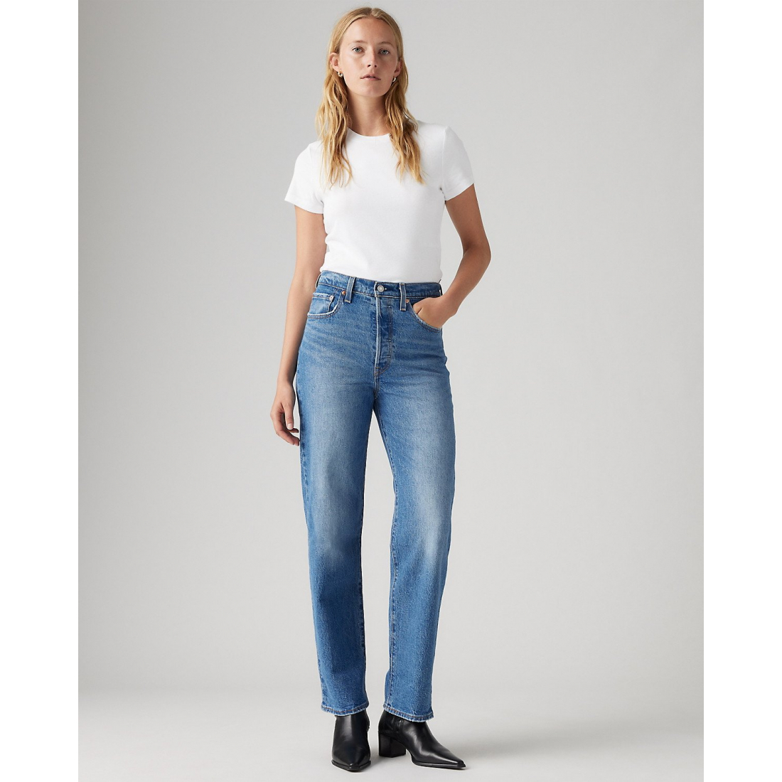 Women's 'Ribcage Straight Ankle' Jeans