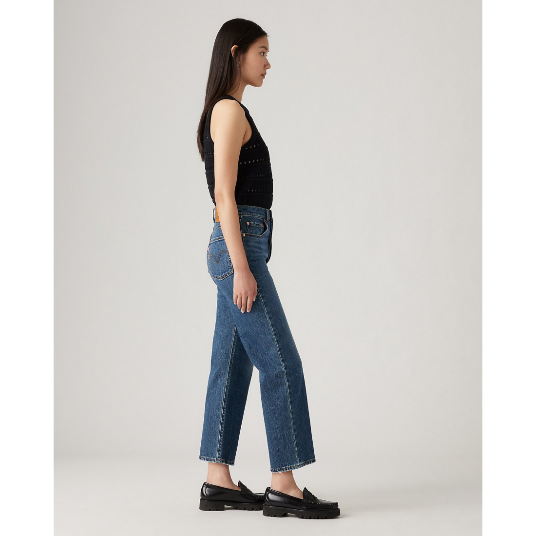 Jeans 'Ribcage Straight Ankle' pour Femmes