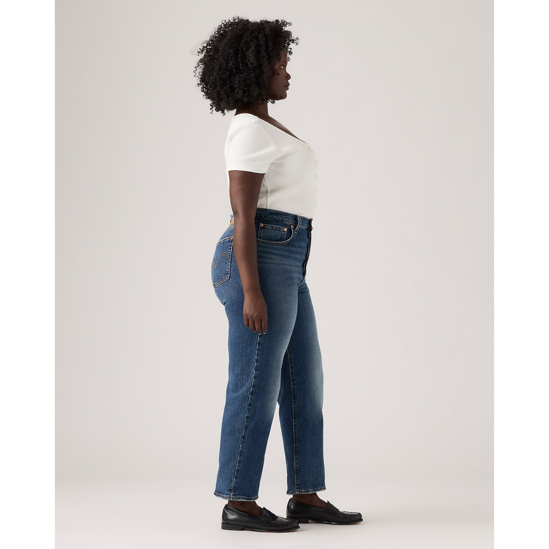 Jeans 'Ribcage Straight Ankle' pour Femmes