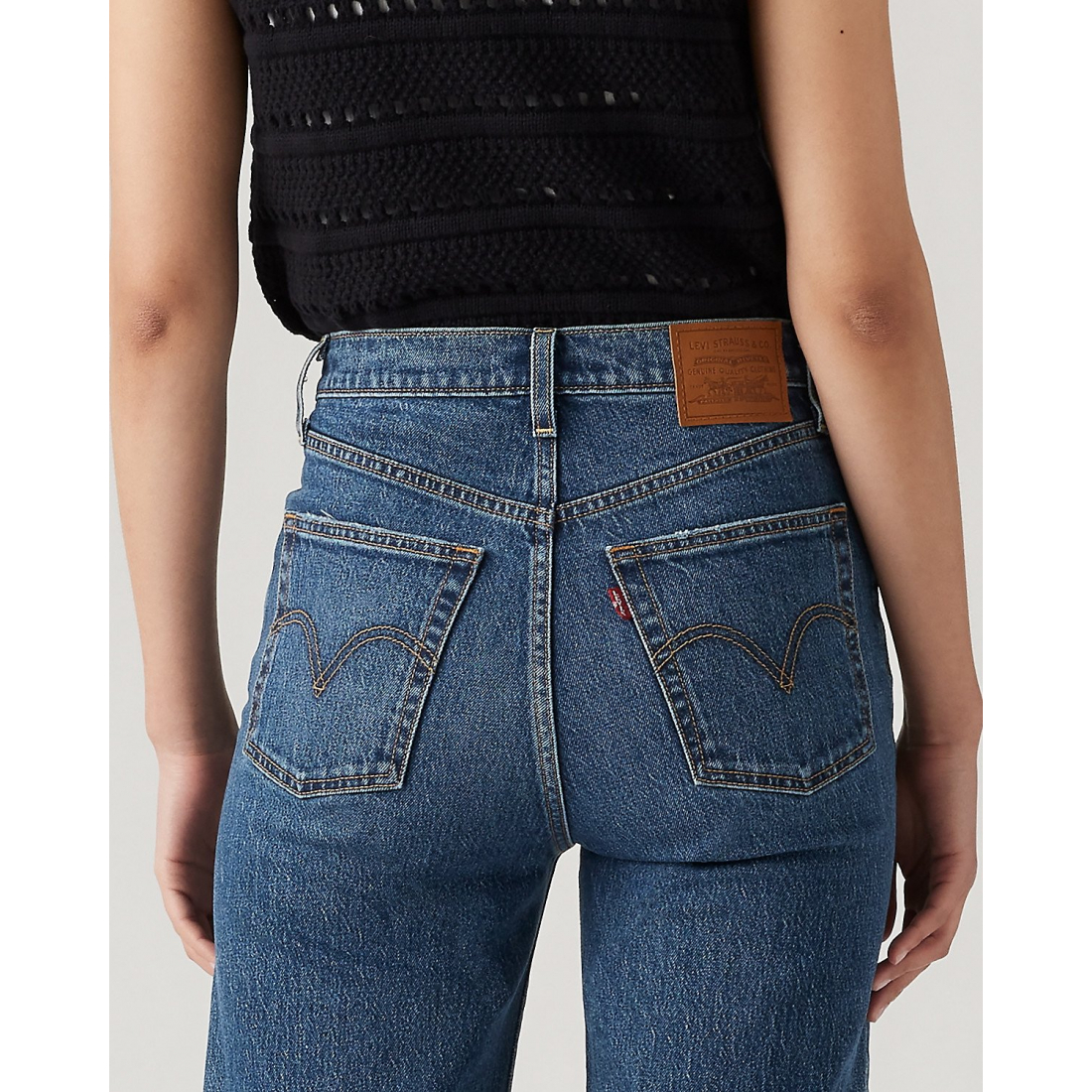 Jeans 'Ribcage Straight Ankle' pour Femmes