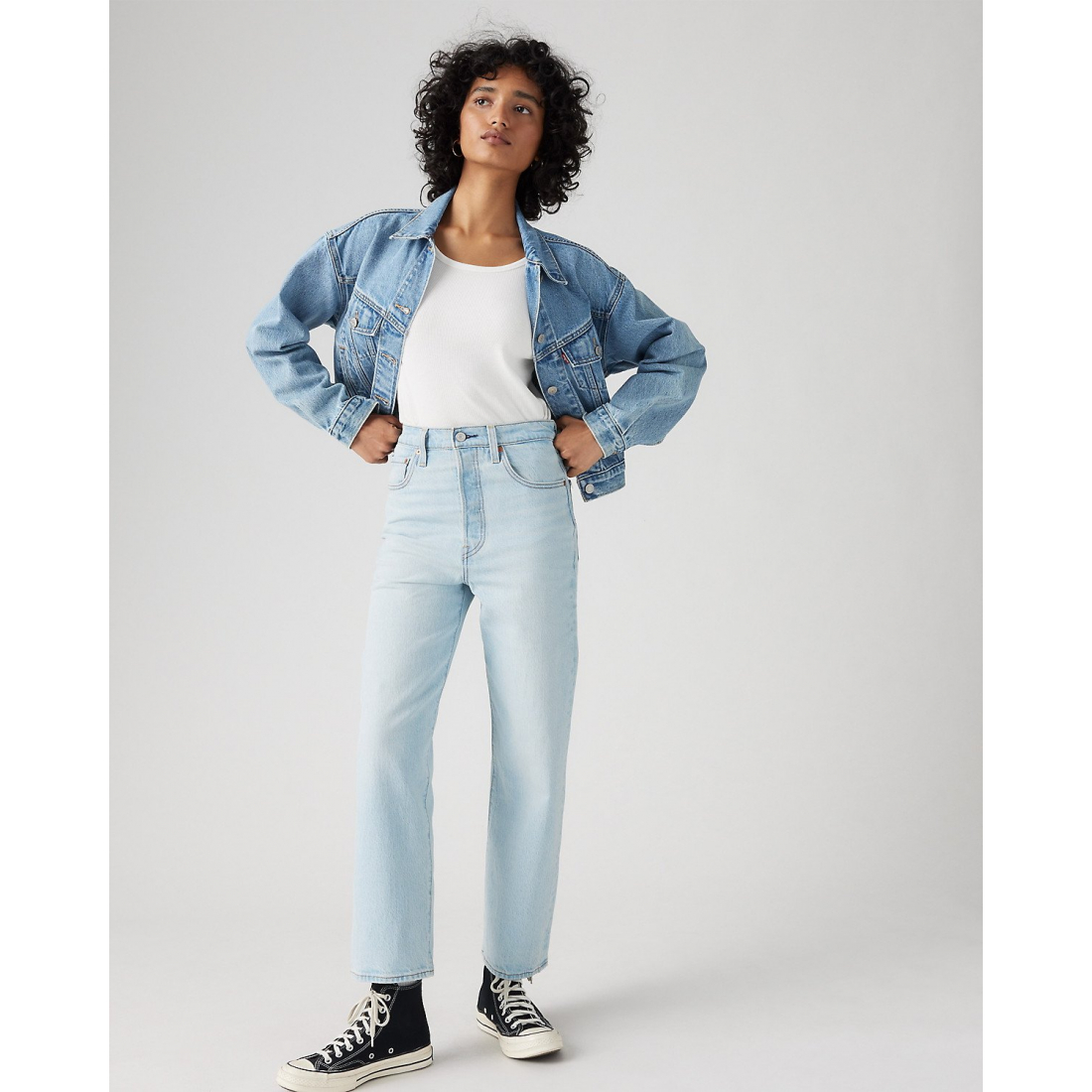 Women's 'Ribcage Straight Ankle' Jeans