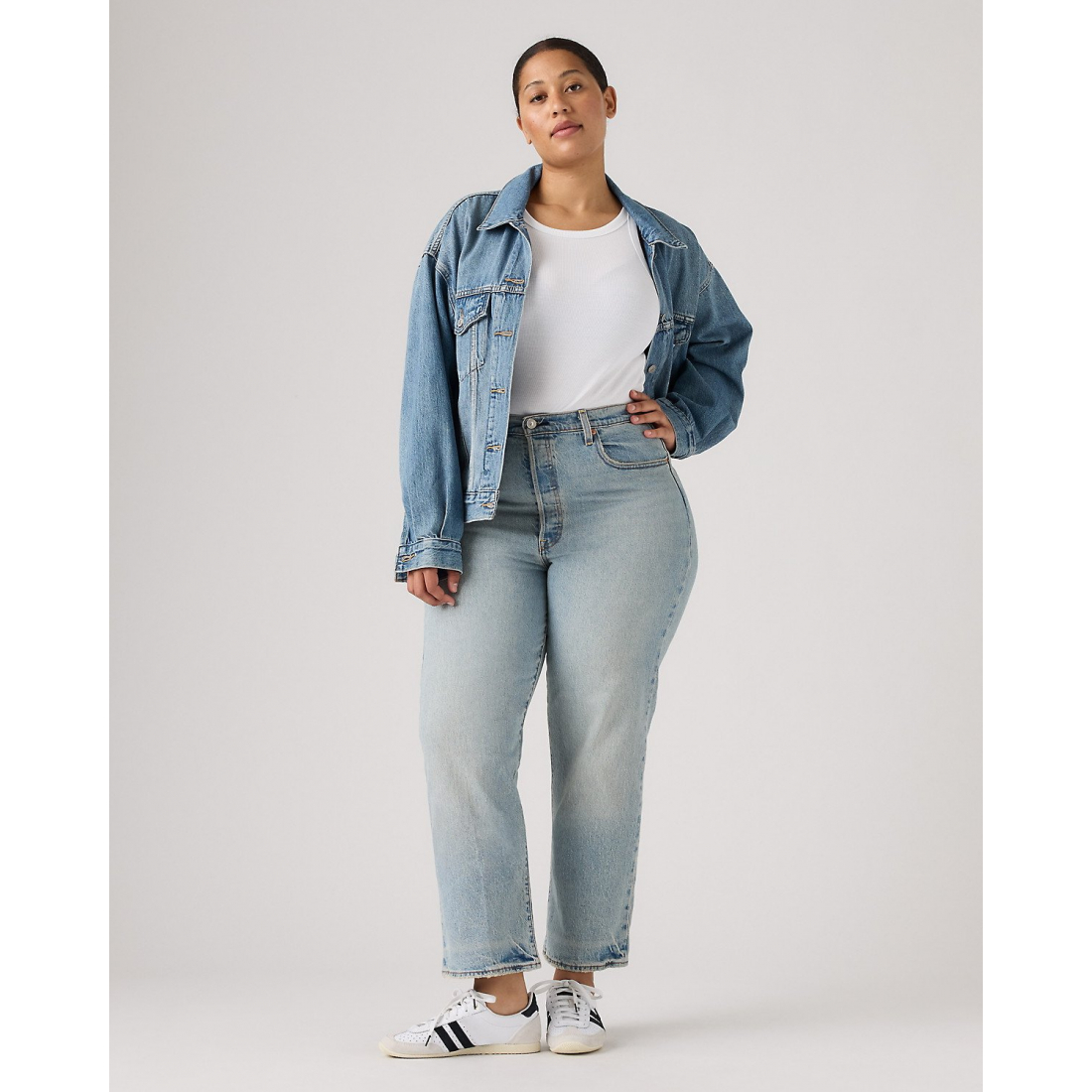 Jeans 'Ribcage Straight Ankle' pour Femmes