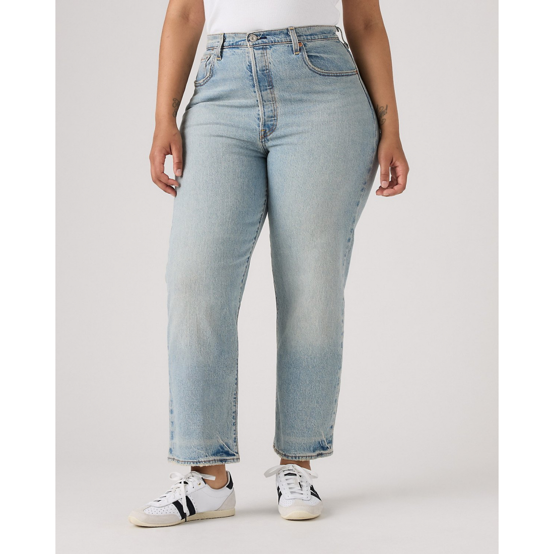 Jeans 'Ribcage Straight Ankle' pour Femmes