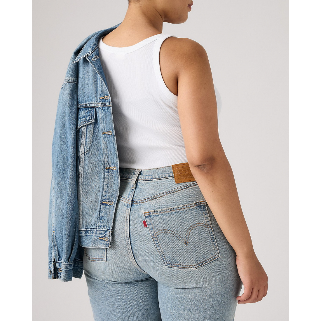 Jeans 'Ribcage Straight Ankle' pour Femmes