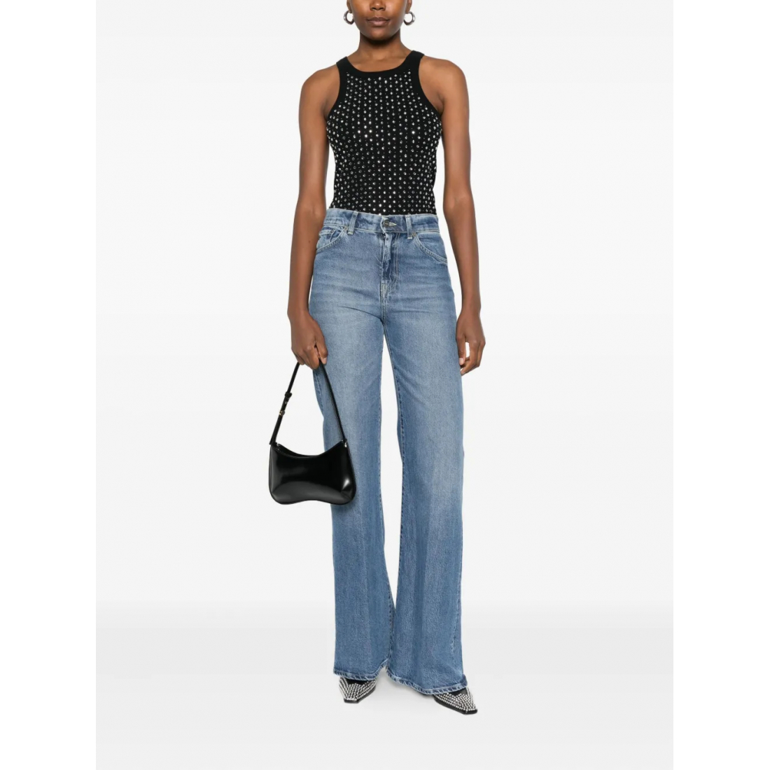 Débardeur 'Crystal-Embellished' pour Femmes