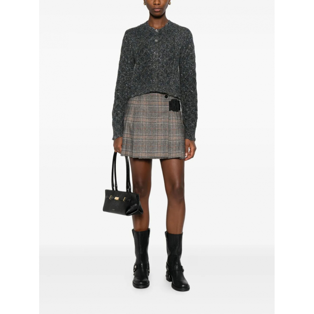 Women's 'Metallic-Knit' Cardigan