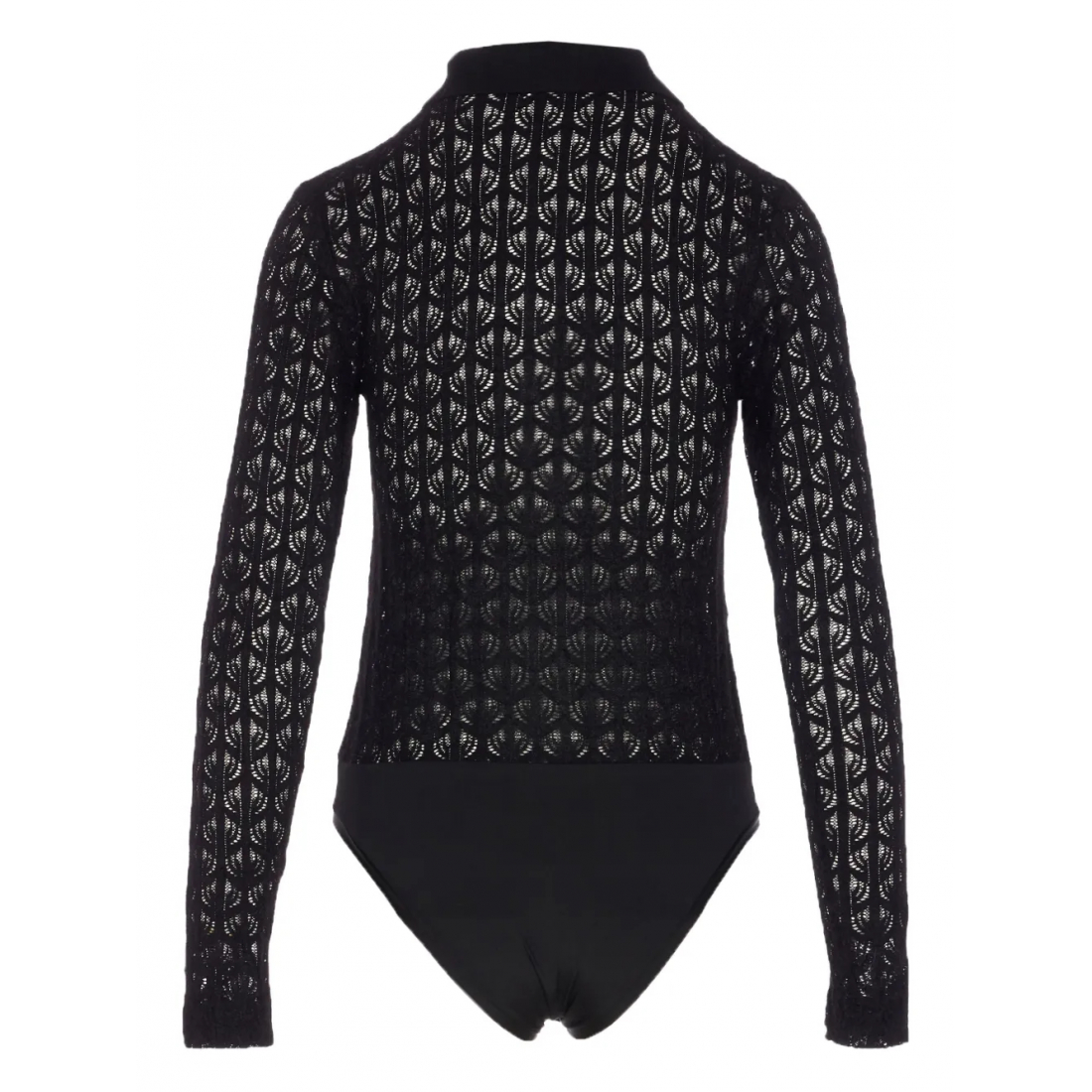'Lace-Panel' Bodysuit für Damen