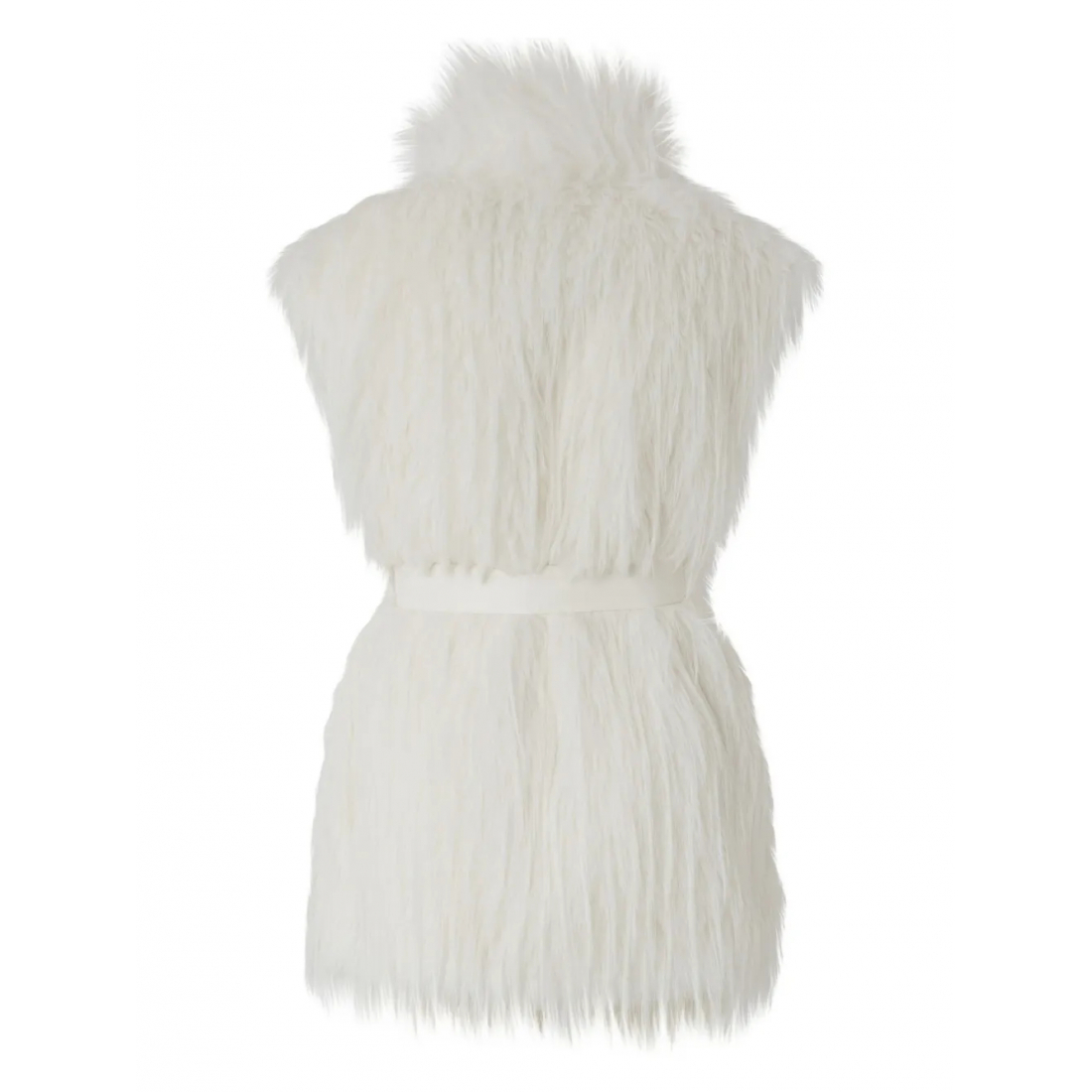 Gilet 'Faux-Fur Belted' pour Femmes