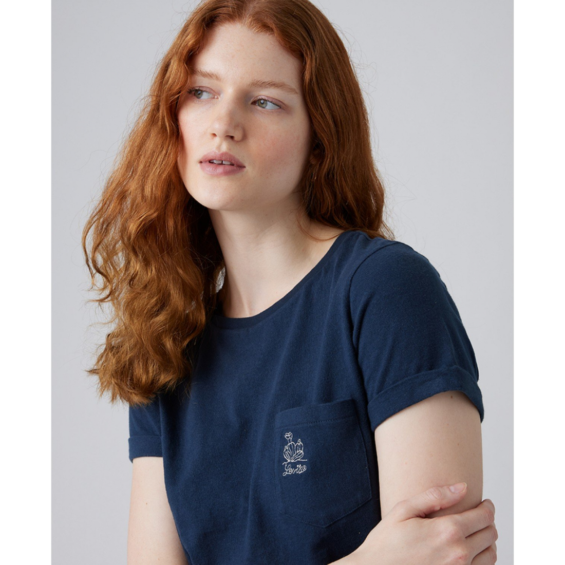 T-shirt 'Margot  Embroidered-Trim' pour Femmes