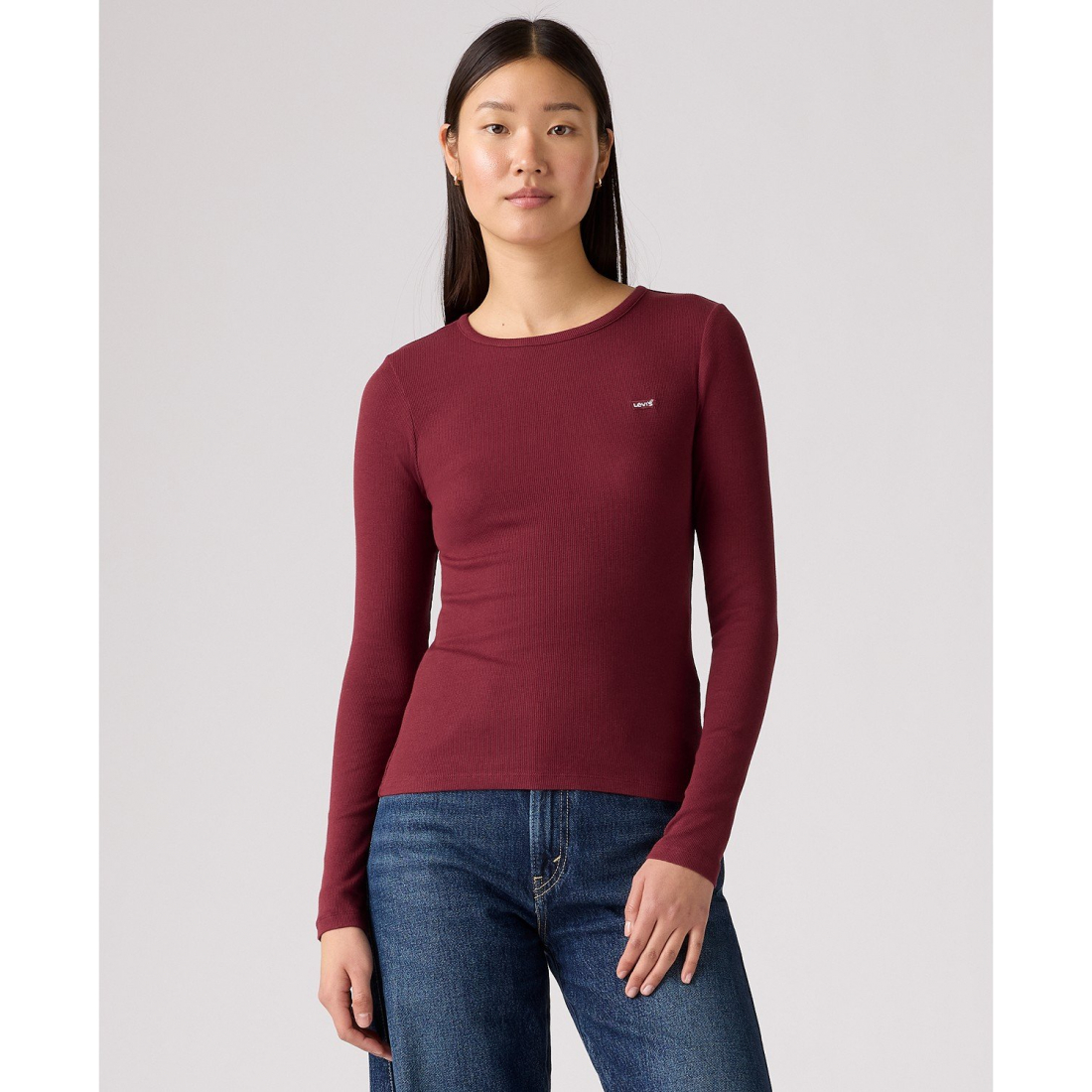 Top à manches longues 'Hayes Clara Strip' pour Femmes