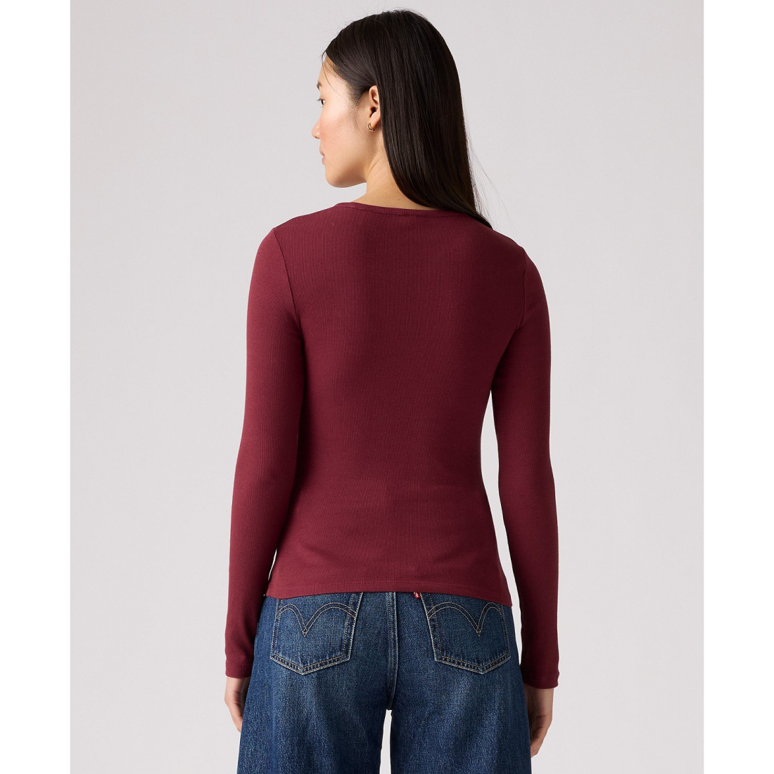 Top à manches longues 'Hayes Clara Strip' pour Femmes