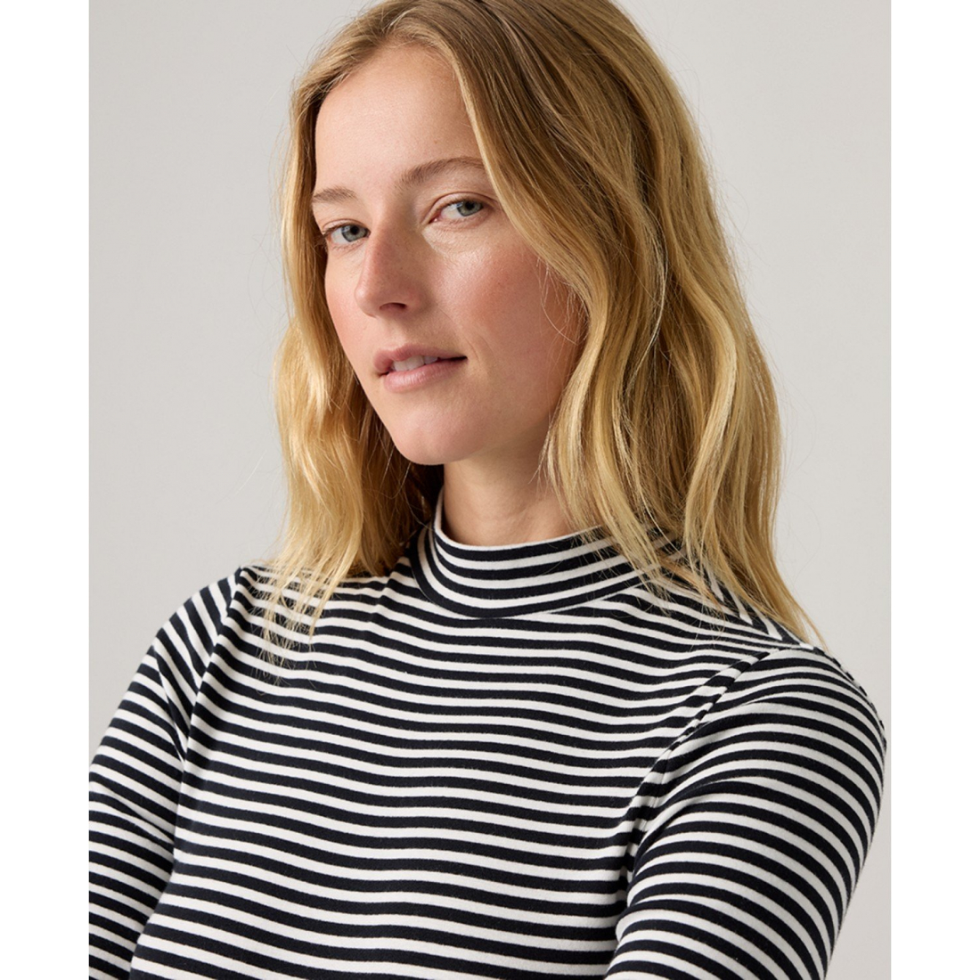 Women's 'Effortless Mock Neck' Long Sleeve top