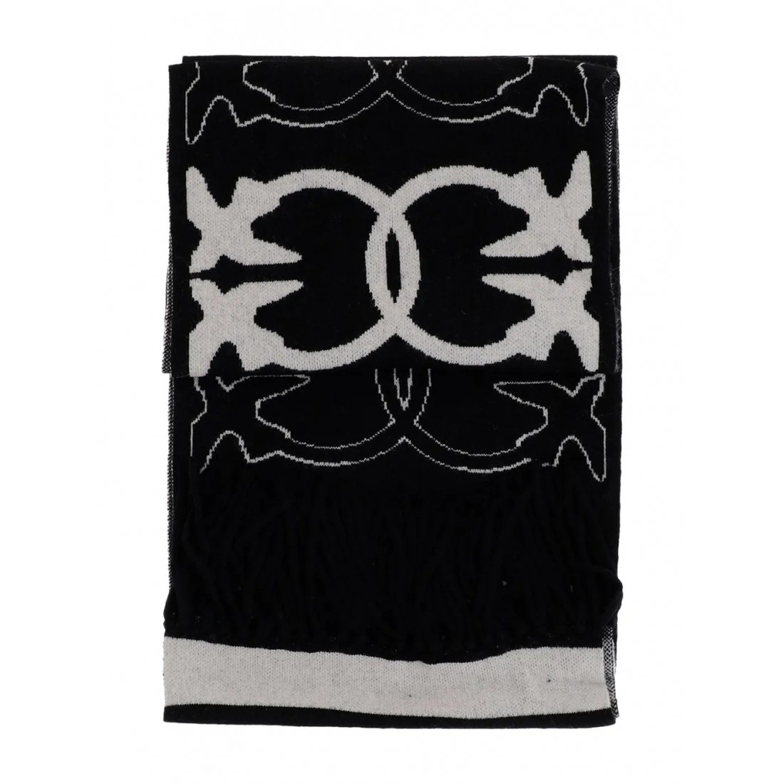 'Love Birds Fringed' Wollschal für Damen