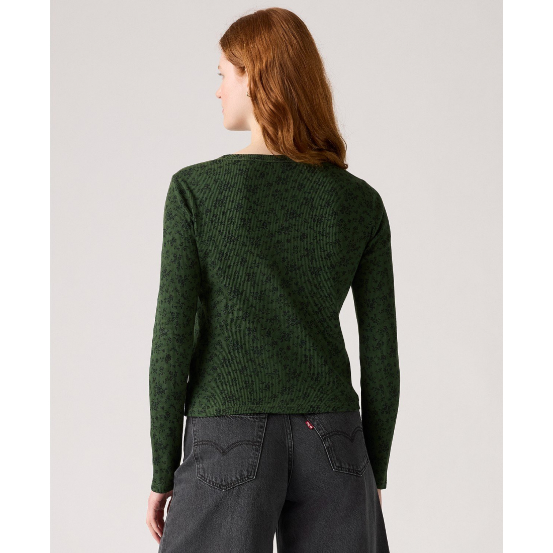 Top à manches longues 'Dana Henley' pour Femmes