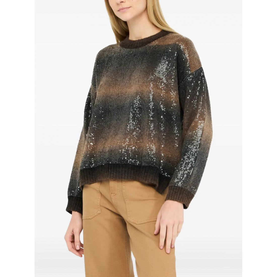 Pull 'Sequin-Embroidered' pour Femmes