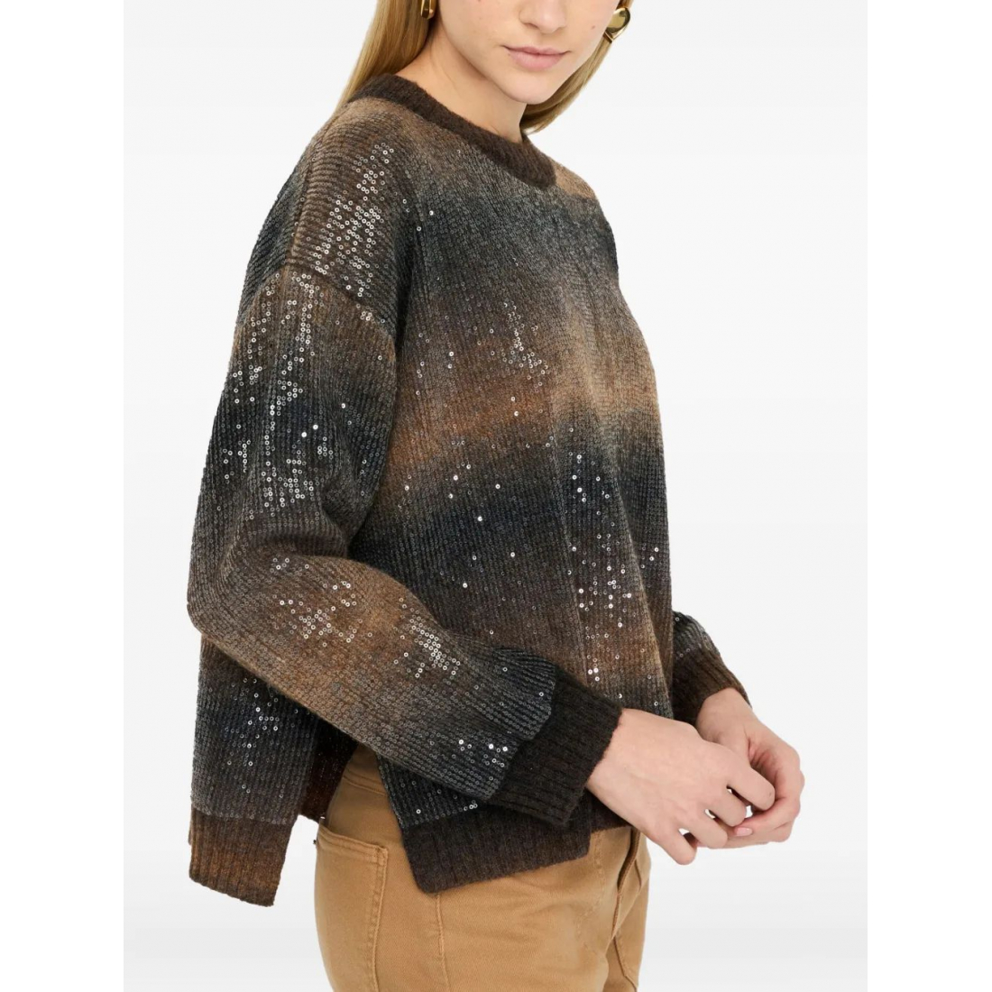 Pull 'Sequin-Embroidered' pour Femmes