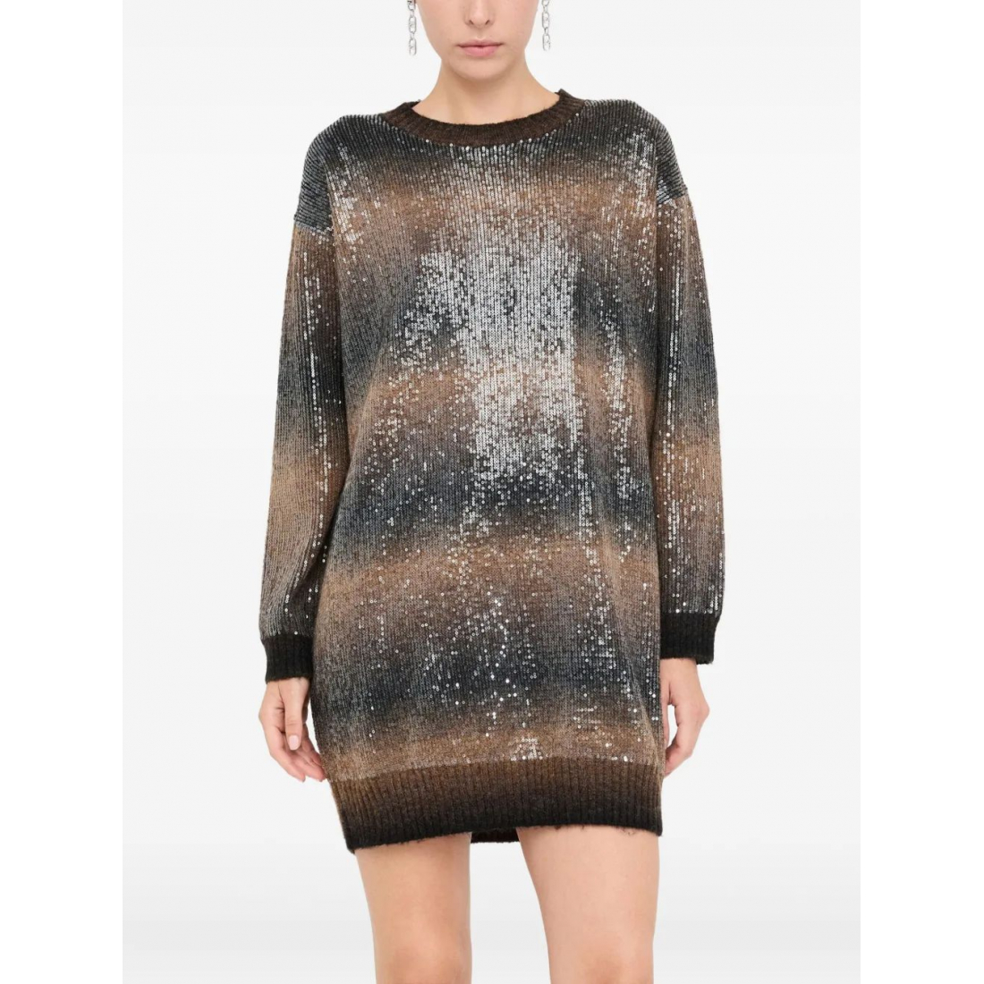 Robe mini 'Sequin Knit' pour Femmes