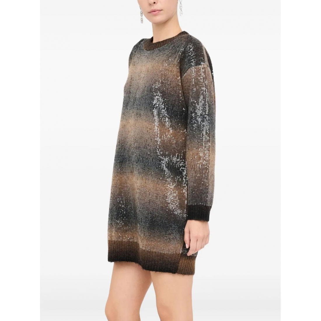 Robe mini 'Sequin Knit' pour Femmes