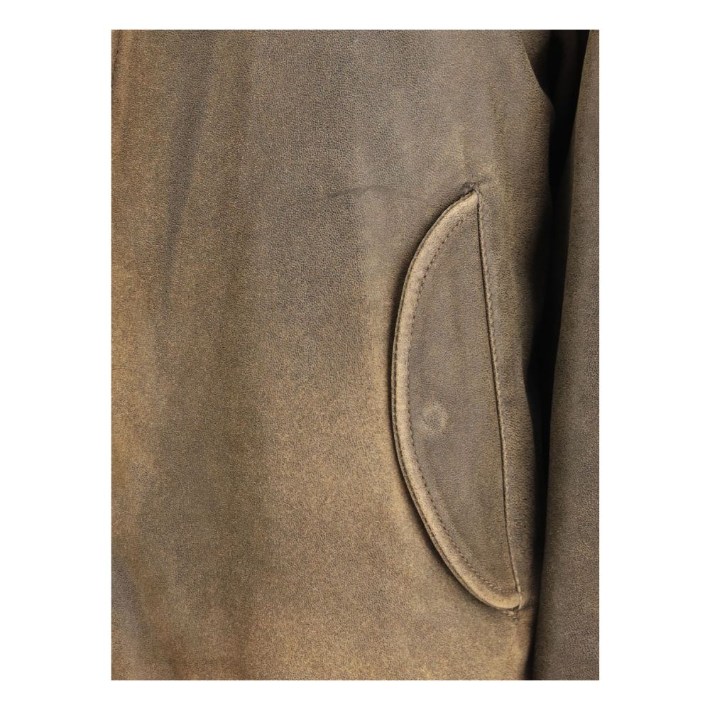 Veste en cuir 'Zip Closure' pour Hommes