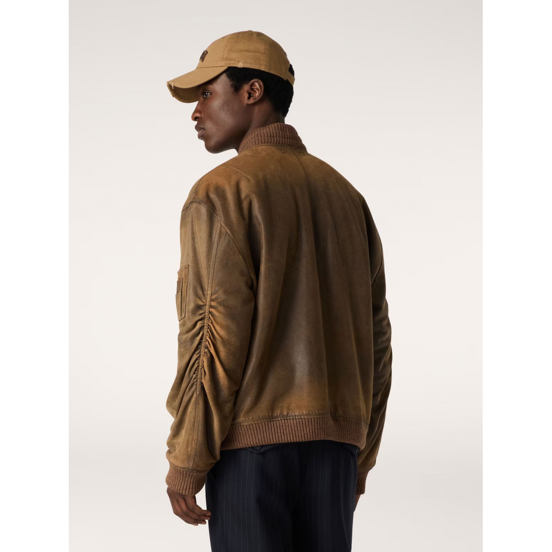 Veste en cuir 'Zip Closure' pour Hommes