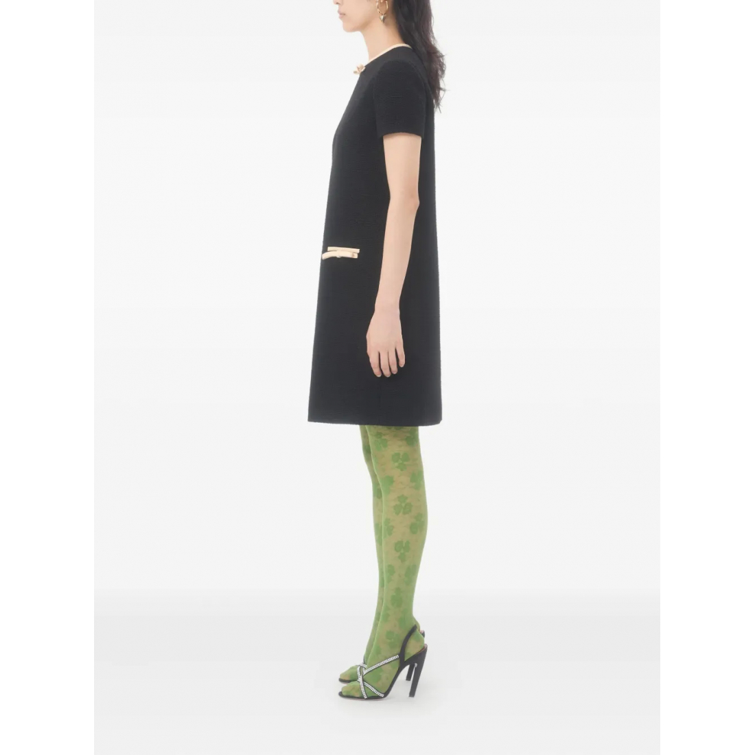 Women's 'Bow-Embellished Tweed' Mini Dress