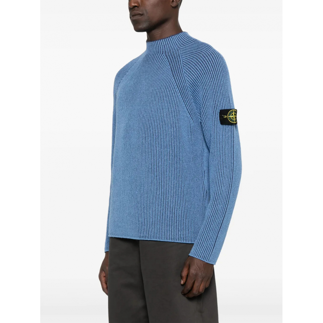Pull 'Ribbed Crew-Neck' pour Hommes