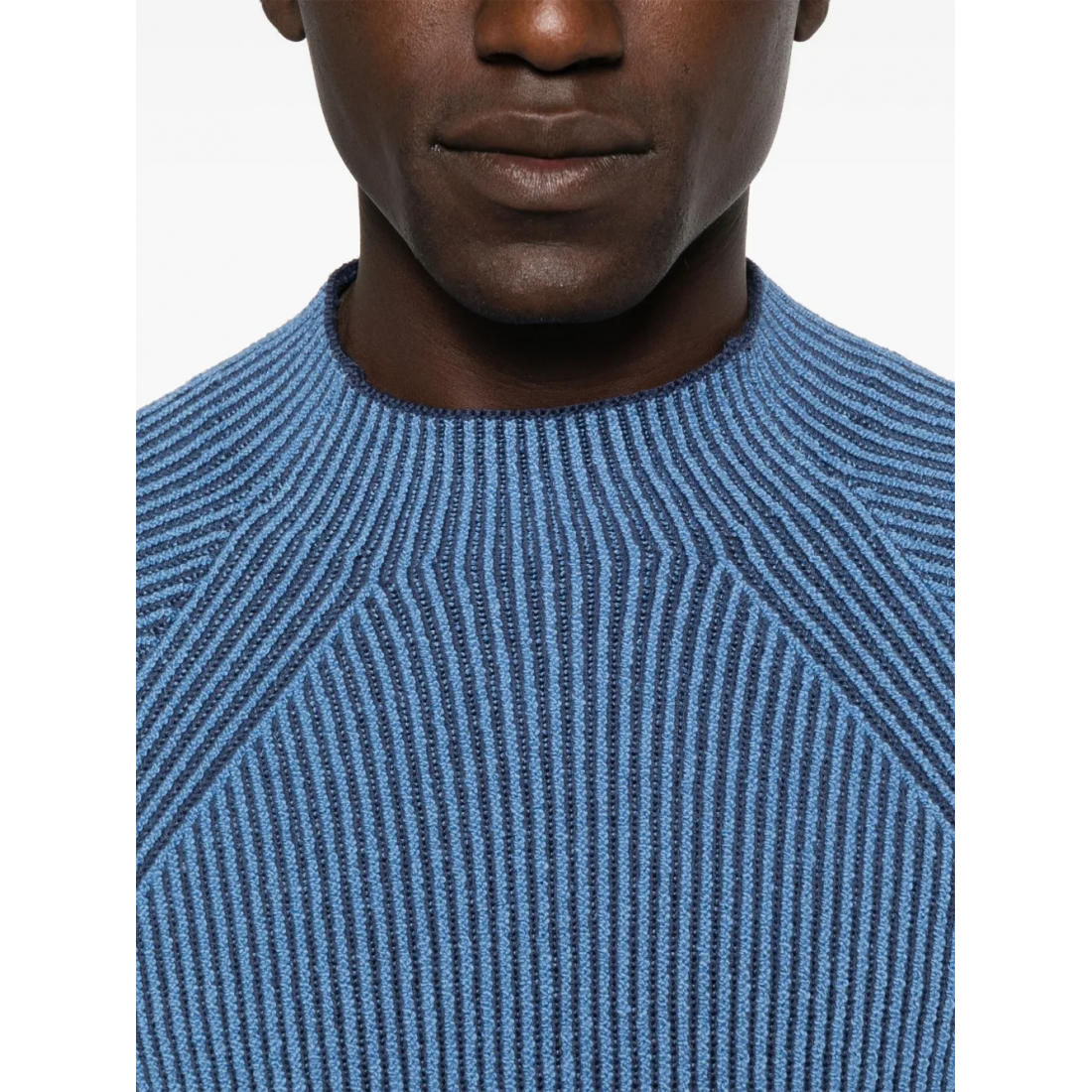 Pull 'Ribbed Crew-Neck' pour Hommes