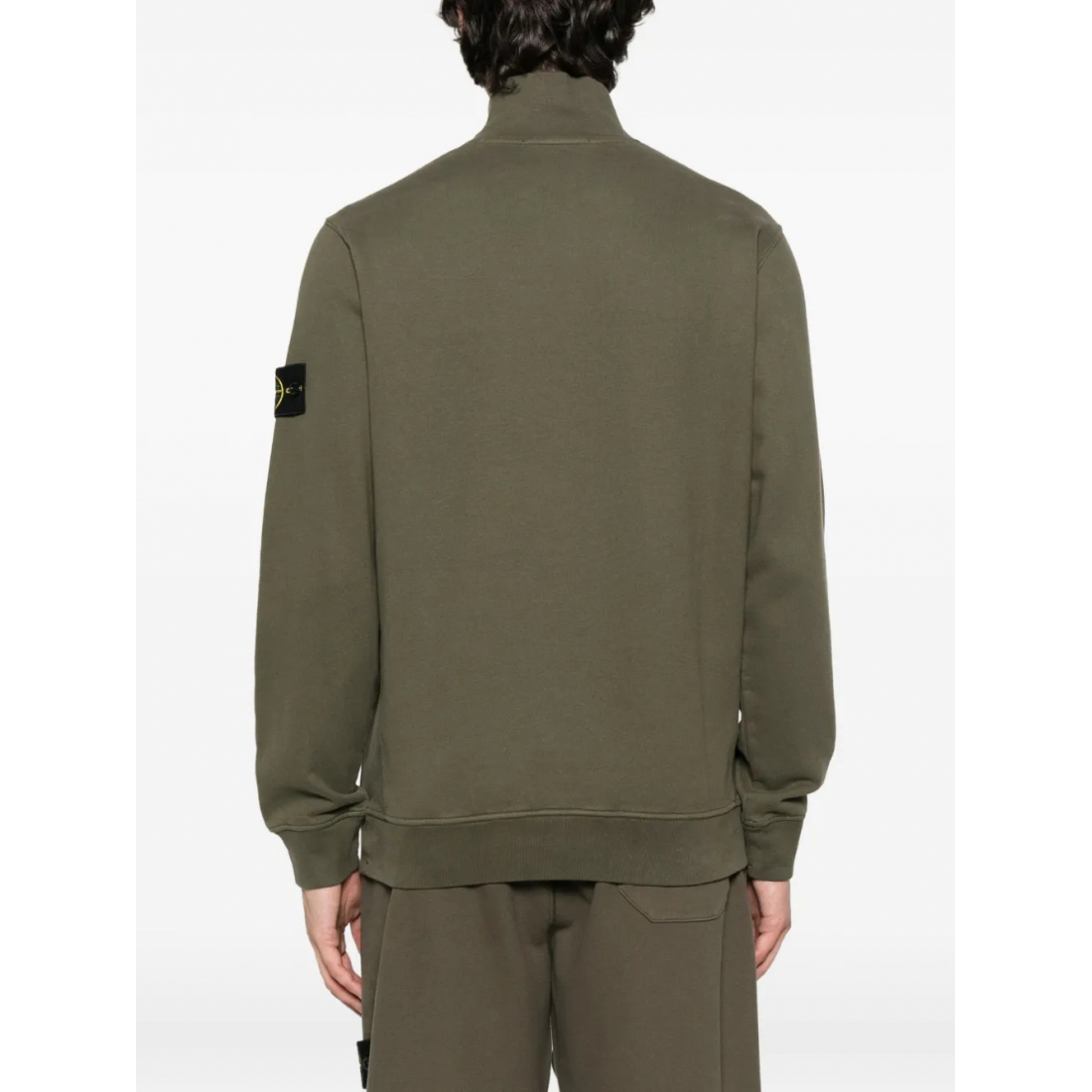 Men's '6100028 Half-Zip Patch-Logo' Sweater