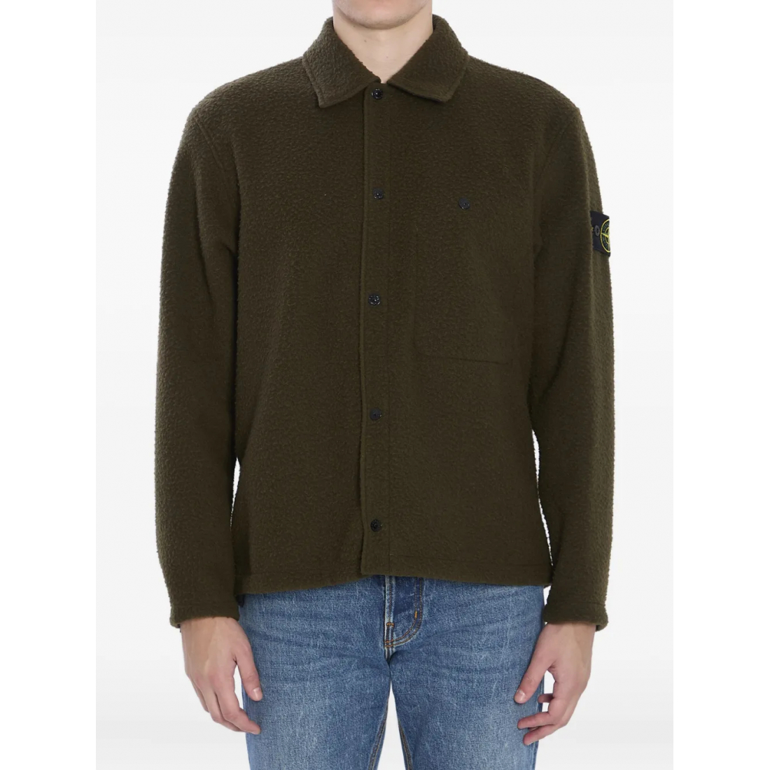 Chemise 'Virgin Wool-Blend' pour Hommes