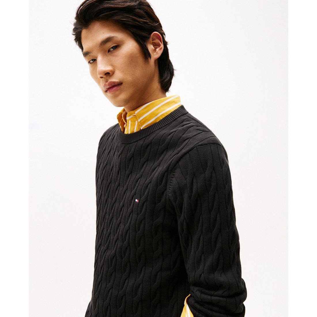 Pull 'Classic Cable Crewneck' pour Hommes
