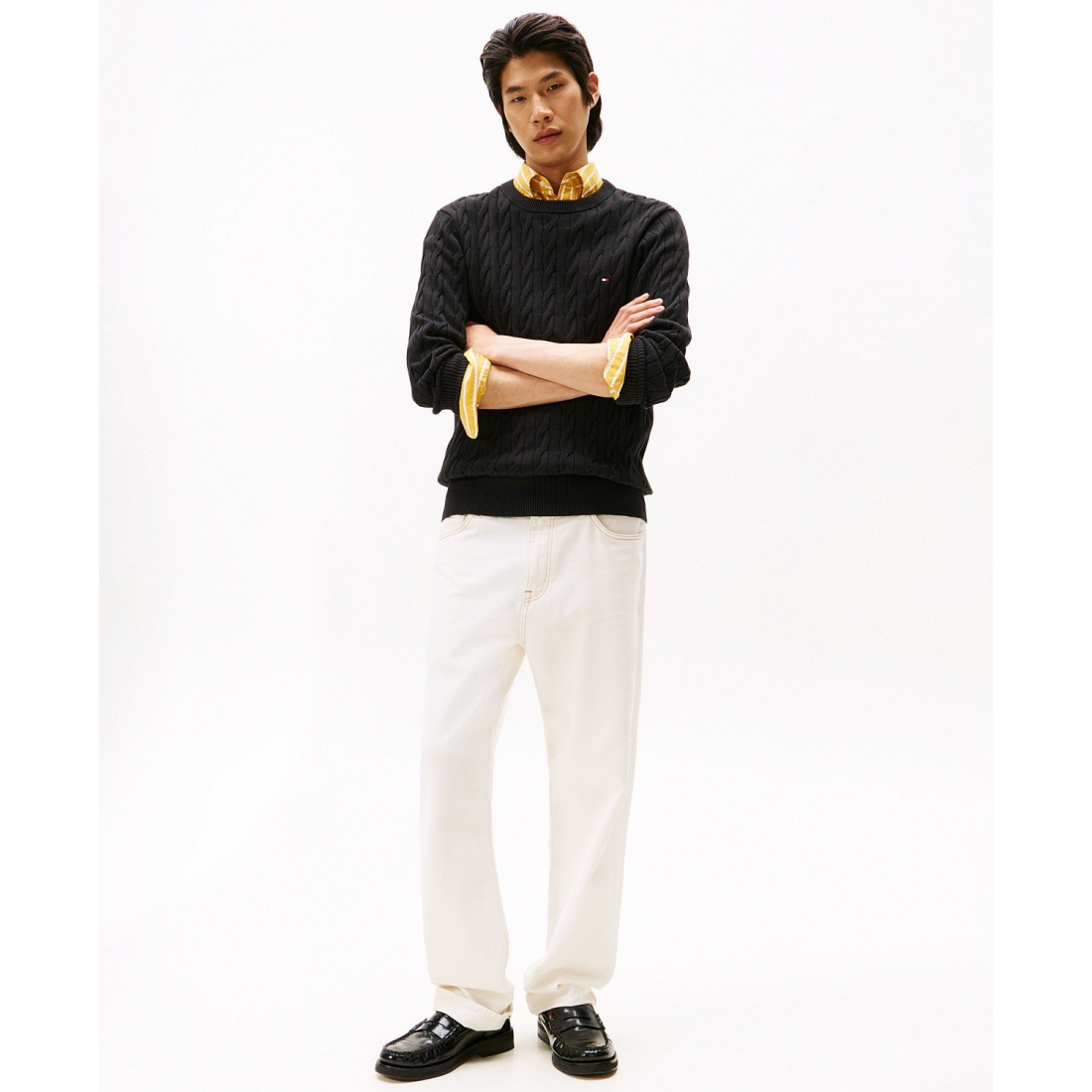 Pull 'Classic Cable Crewneck' pour Hommes