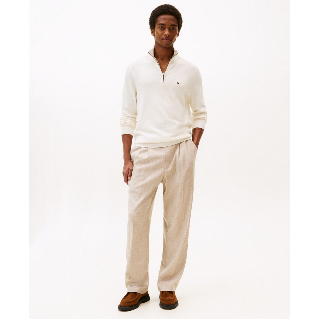 Pull 'Essential Quarter-Zip' pour Hommes