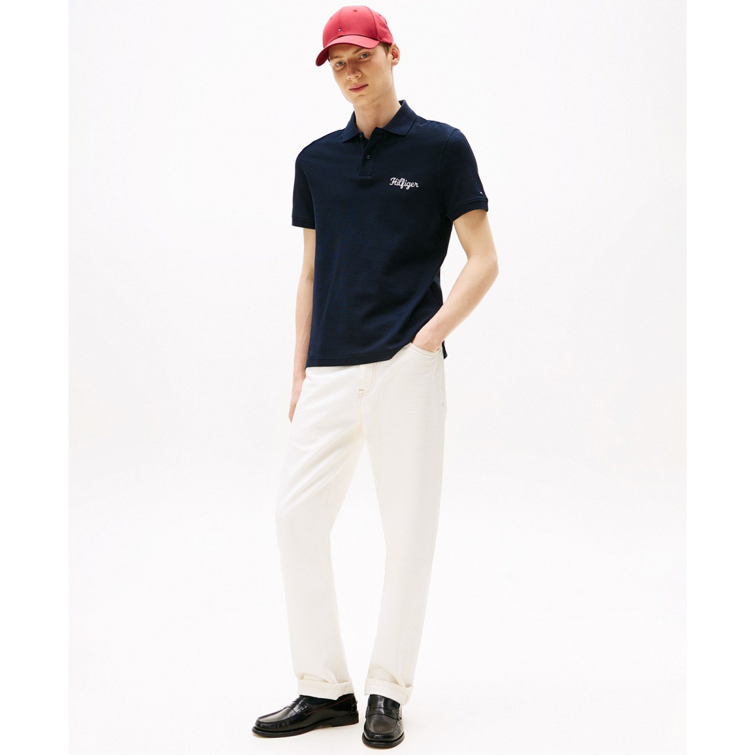 Polo 'Regular-Fit Logo Script' pour Hommes