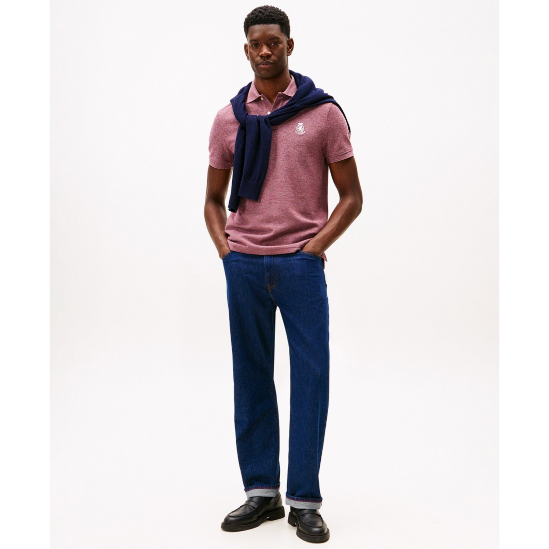 Polo 'Heathered Crest Regular Fit' pour Hommes