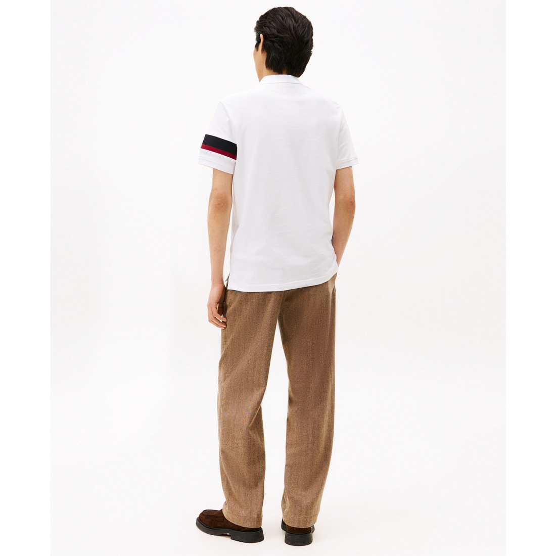 Polo 'Regular-Fit Stripe Sleeve' pour Hommes