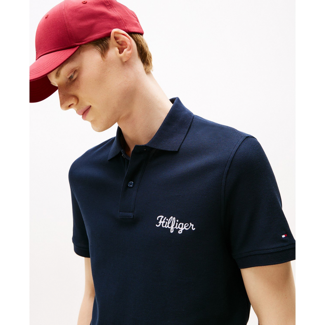 Polo 'Regular-Fit Logo Script' pour Hommes