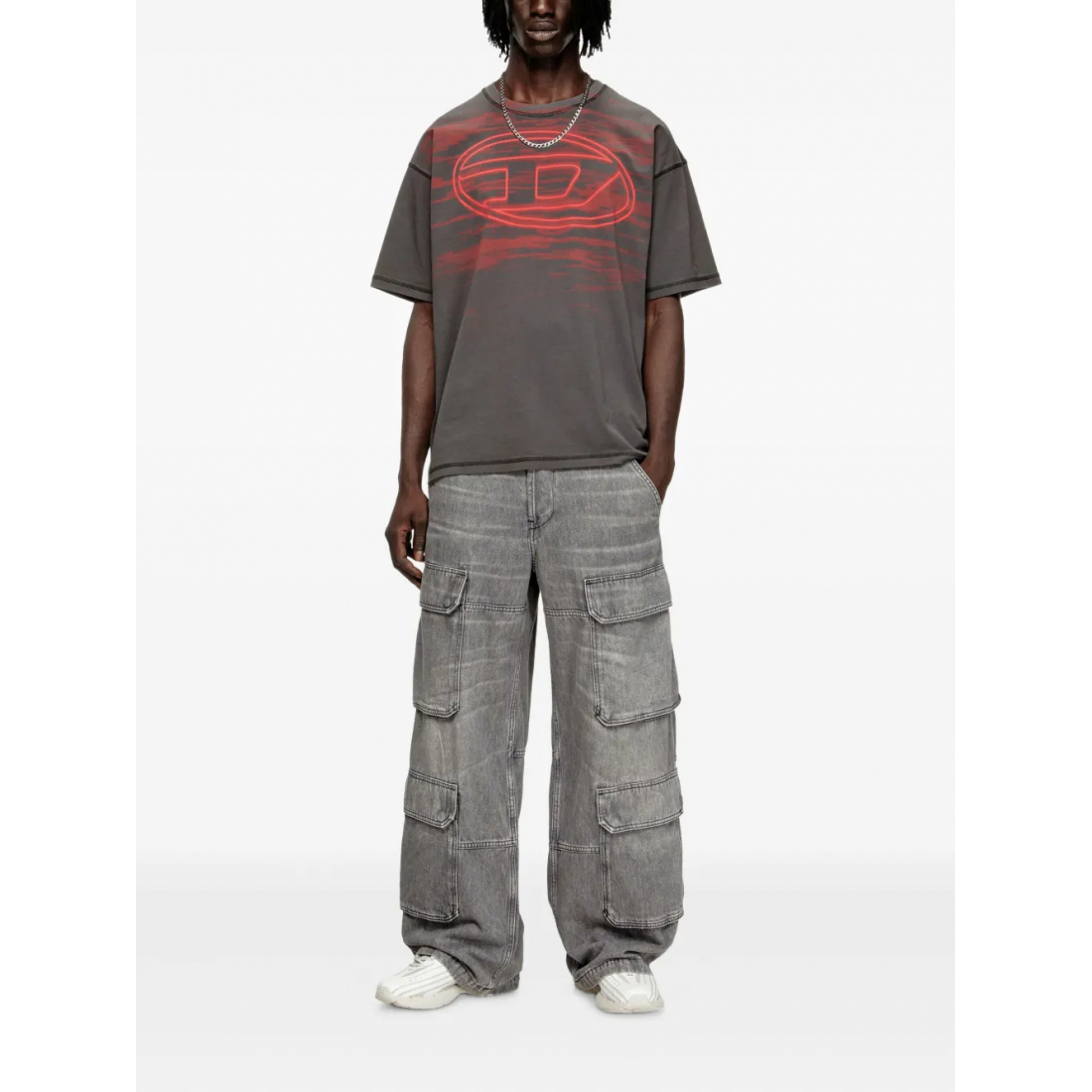 T-shirt 'Logo-Print' pour Hommes