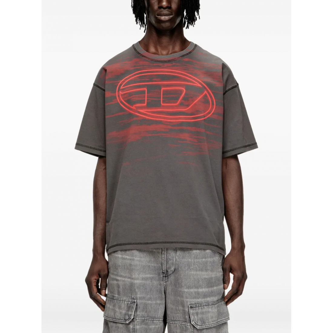 T-shirt 'Logo-Print' pour Hommes