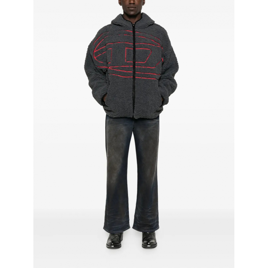 Veste 'Hooded Logo-Detail' pour Hommes