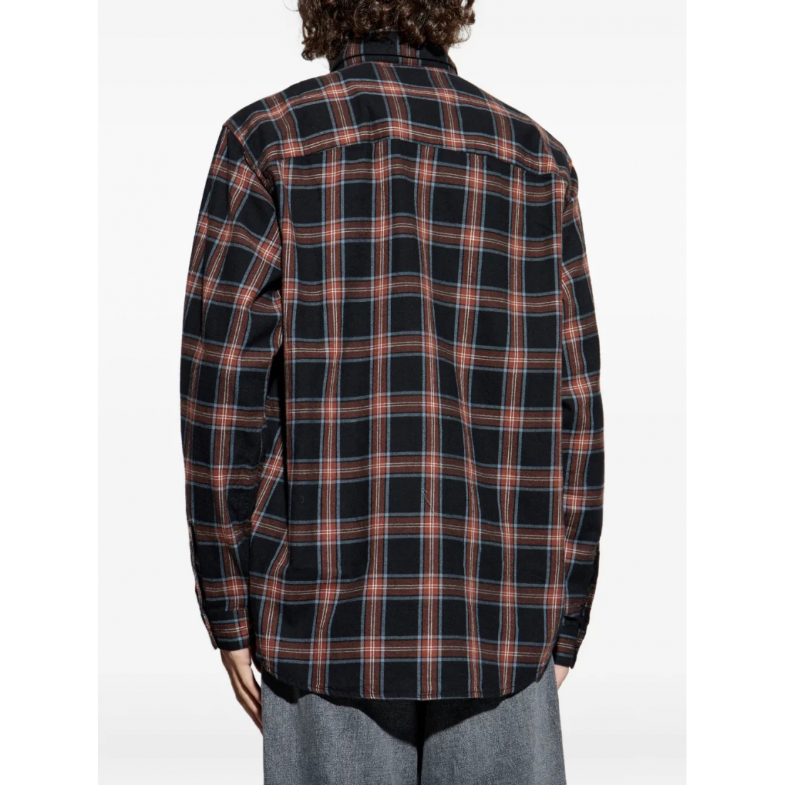 Chemise 'Embroidered Plaid' pour Hommes