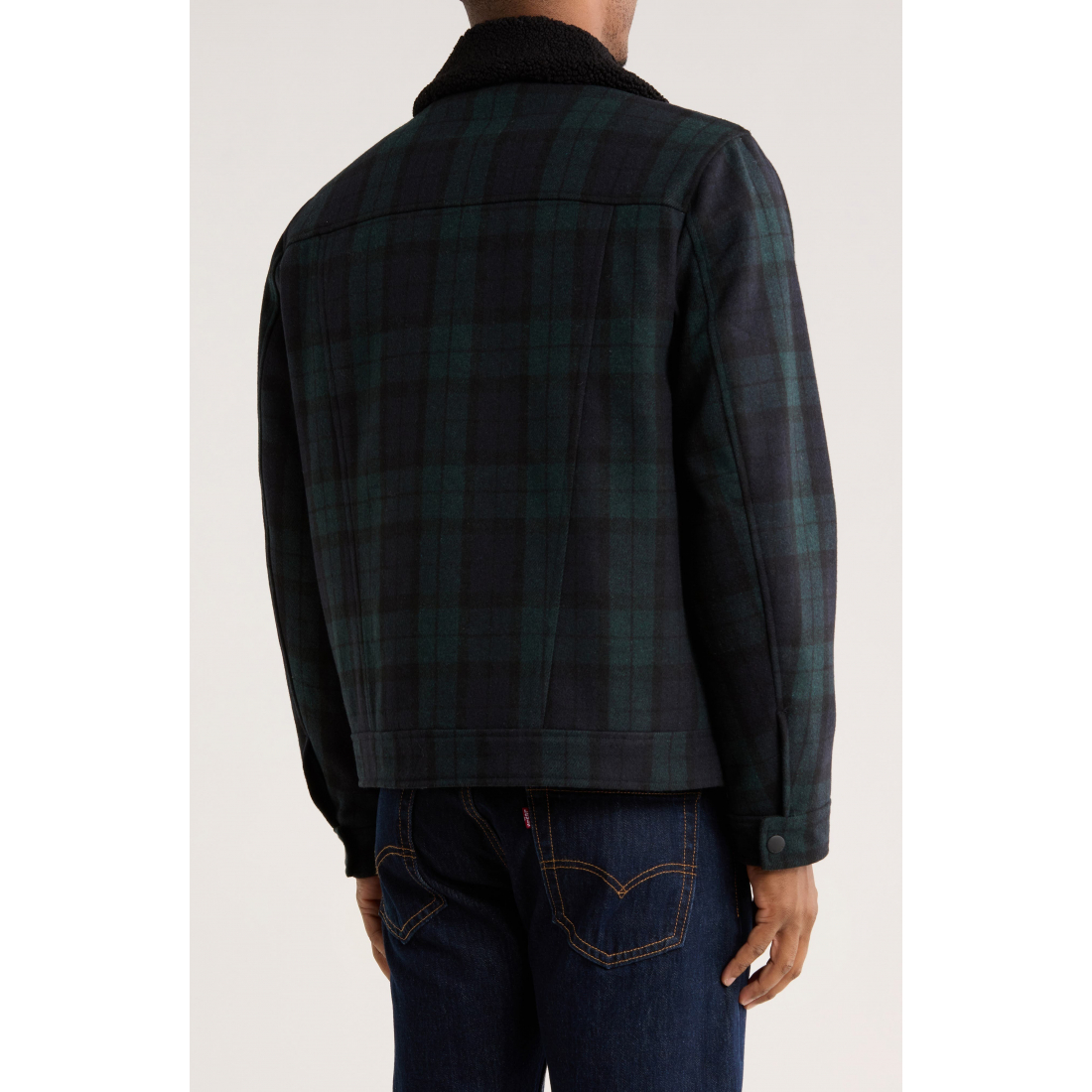 Surchemise 'Plaid Collar Jacket' pour Hommes
