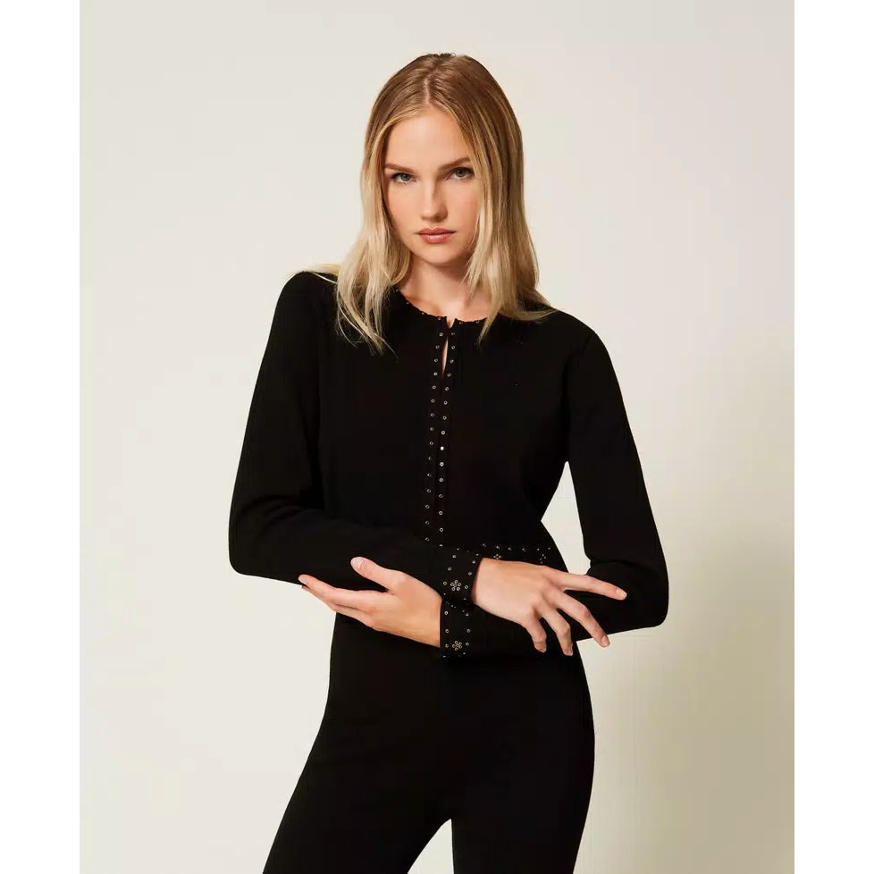 Veste 'Knit Rhinestones' pour Femmes