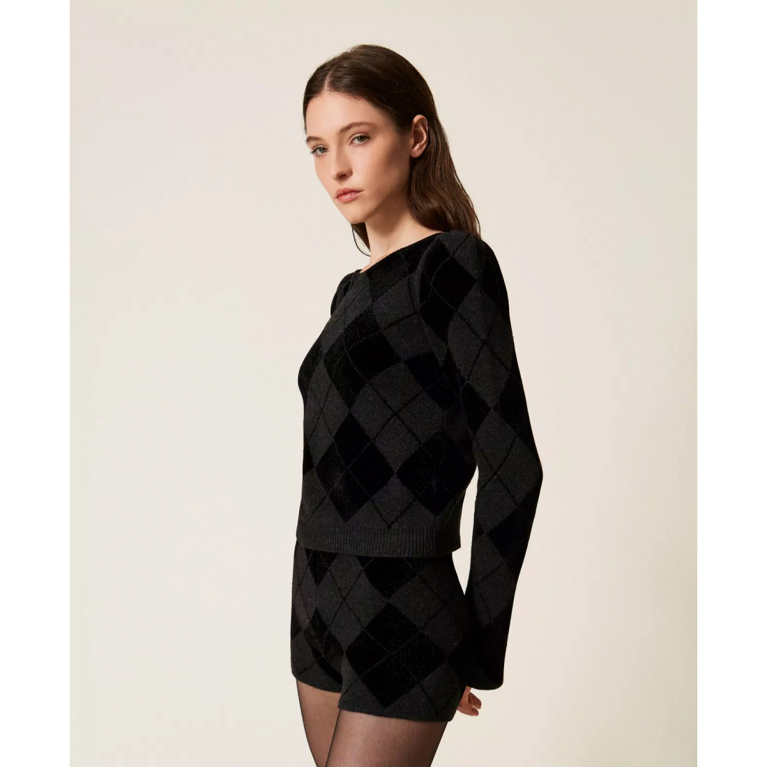 Pull 'Diamond Pattern' pour Femmes
