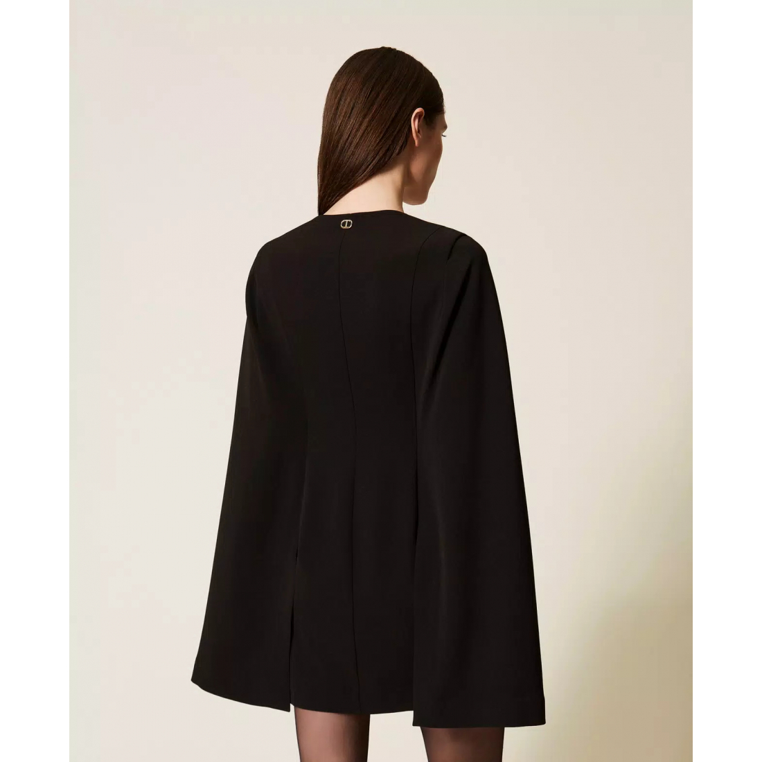 Robe mini 'Crêpe Cape' pour Femmes