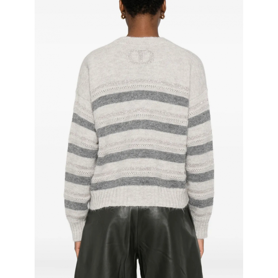 'Striped' Strickjacke für Damen