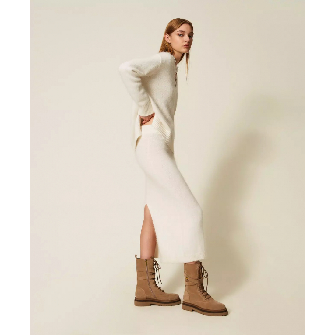 Women's 'Knit' Midi Skirt