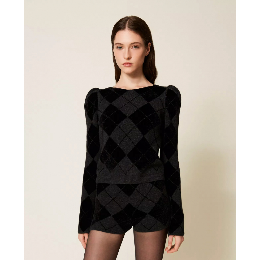 Pull 'Diamond Pattern' pour Femmes