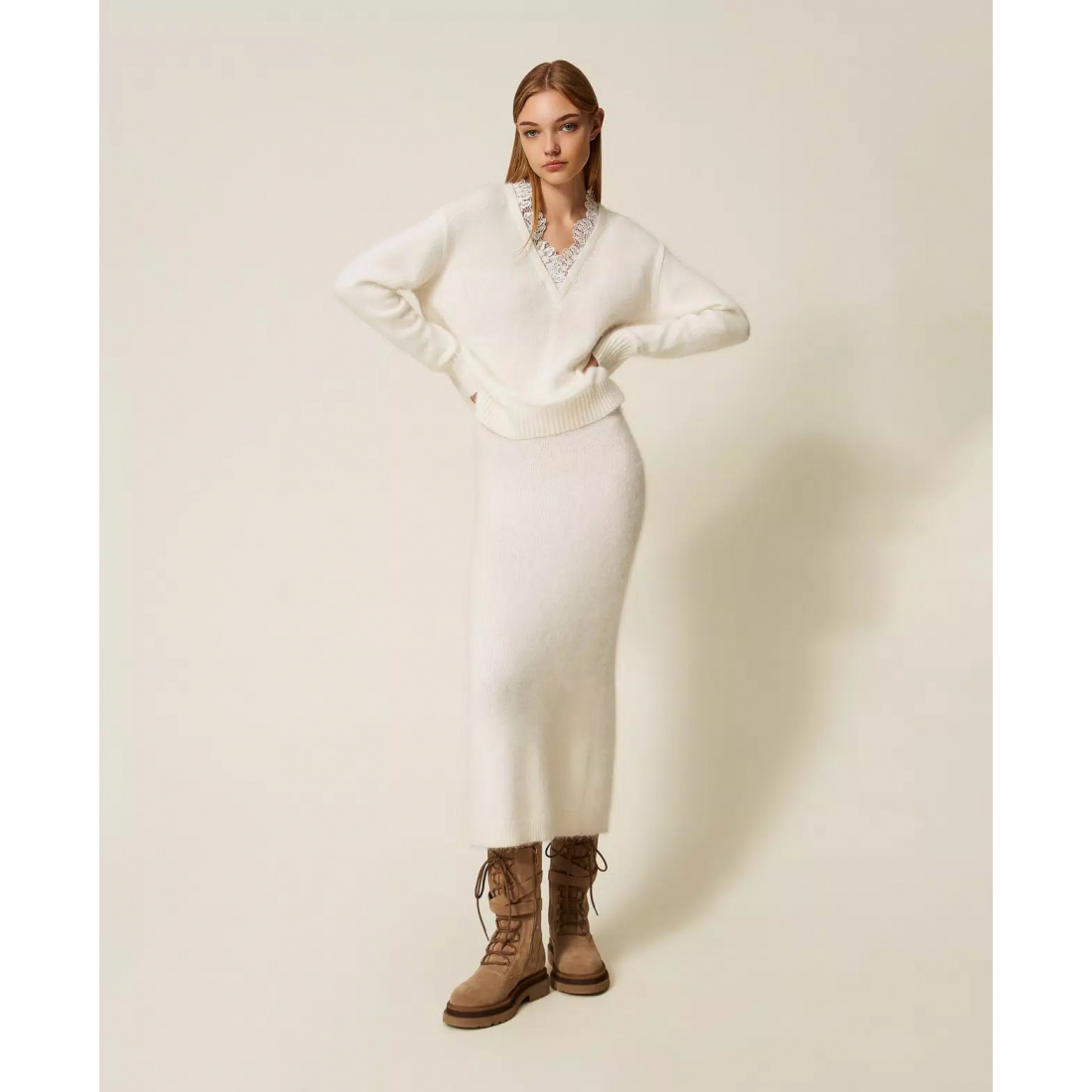 Women's 'Knit' Midi Skirt